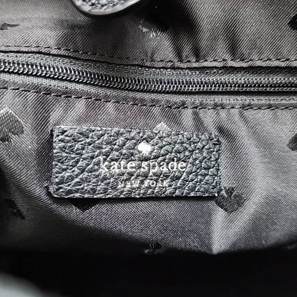 Kate Spade Designer Tote - Black w/ Tassels - Picture 9 of 10